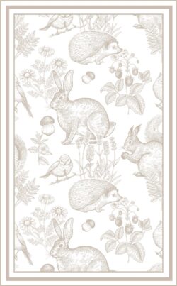 Vinyl Rug SnowBerry 09/0013